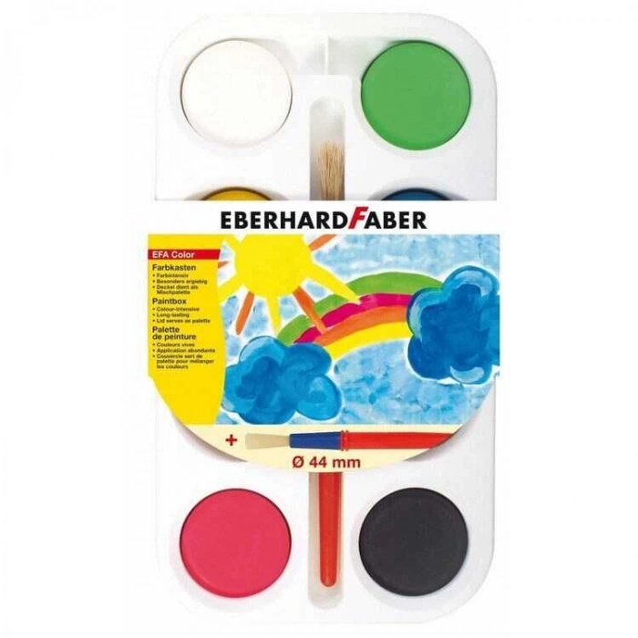 Eberhard Faber Jumbo Sulu Boya 8 Renk 44 mm. Çap