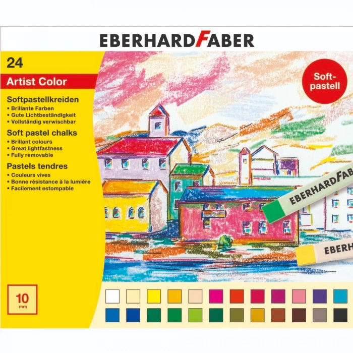 Eberhard Faber Soft Pastel Boya Seti 24 Renk