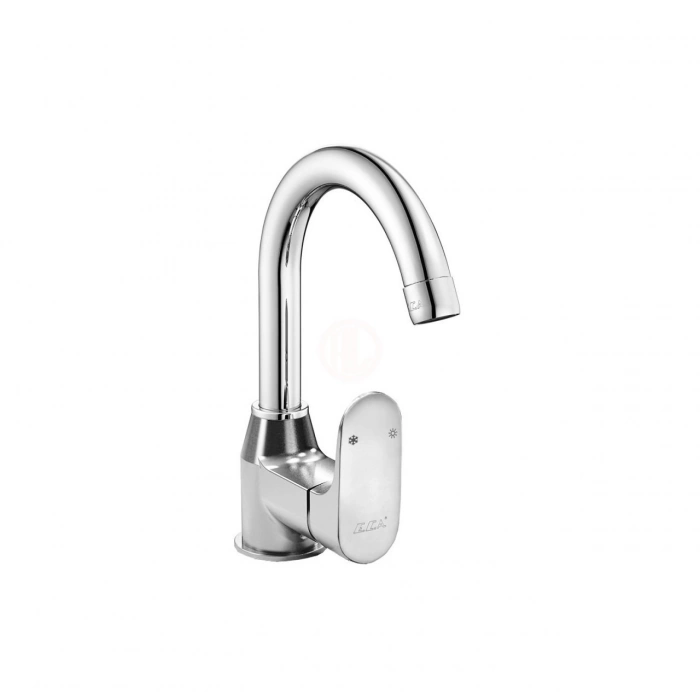 Eca Zafir Kuğu Borulu Lavabo Bataryası Krom