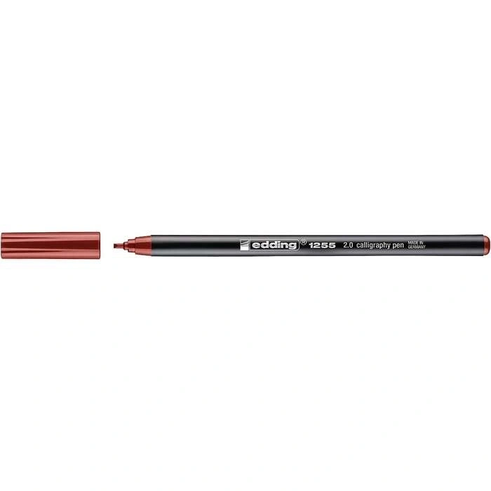 Edding 1255 Kaligrafi Kalemi Koyu Kırmızı 2 mm