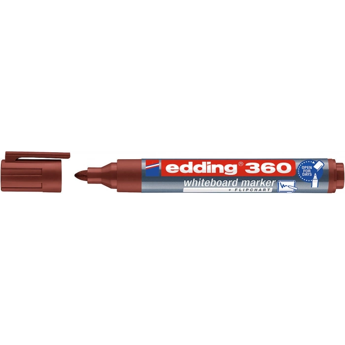 Edding 360 Whiteboard Marker Yazı Tahtası Kalemi KAHVERENGİ