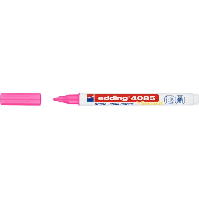 Edding 4085 Sıvı Tebeşir Kalemi FOSFORLU PEMBE