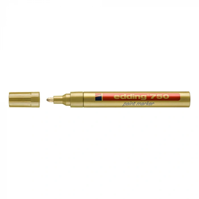 Edding 750 Tam Örtücü Boya Markörü Altın