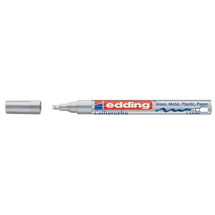 Edding 753 Kaligrafi Kalemi 1-2.5 mm Gümüş