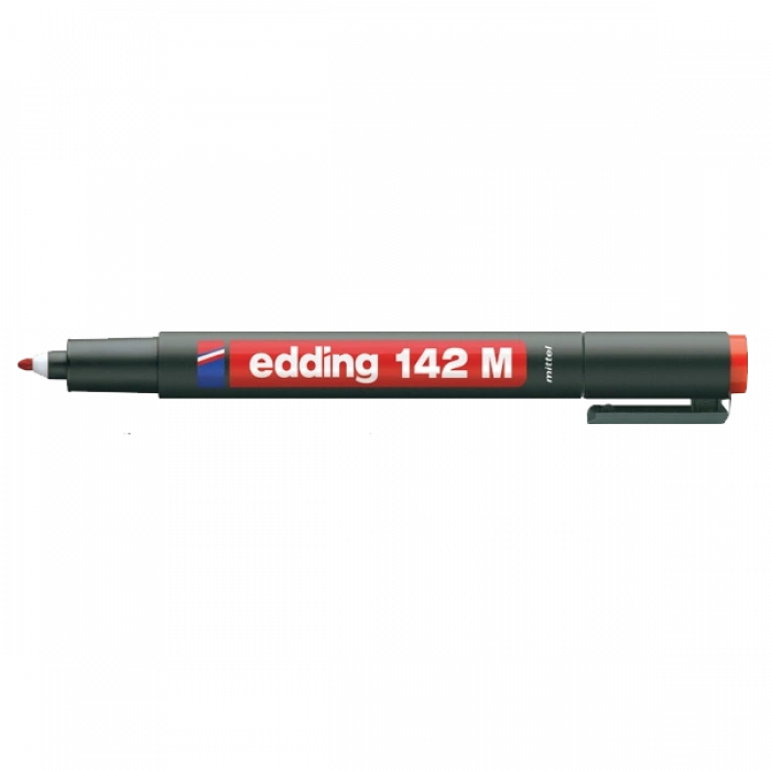 Edding Asetat Kalemi Permanent M Seri 1 MM Kırmızı 142 M