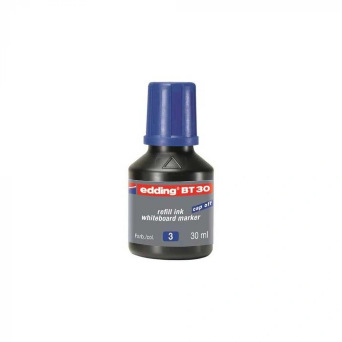 Edding E-Bt30 Beyaz Tahta Kalemi Yedek Mürekkep 30 ml Mavi