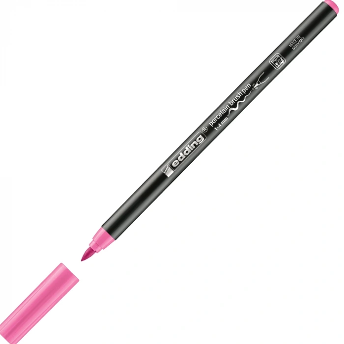 Edding Porselen Kalemi Fırça Uçlu 1-4 MM Pembe 4200
