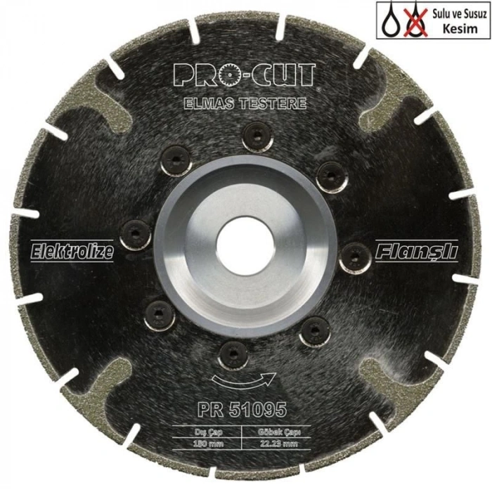 Elekrolize Testere Flanşlı