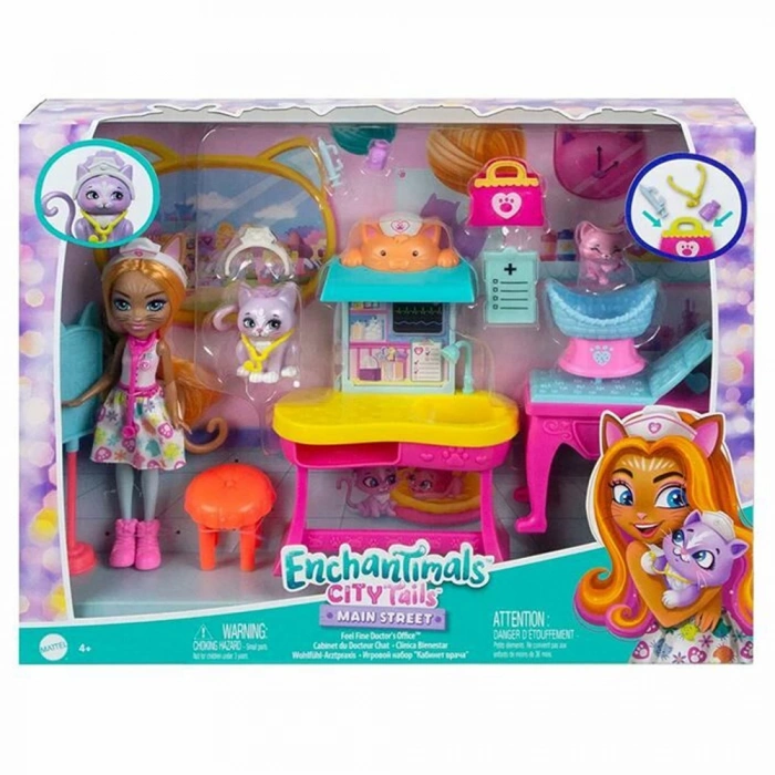 Enchantimals Klinik Oyun Seti Şehirde Gezinti HLH22