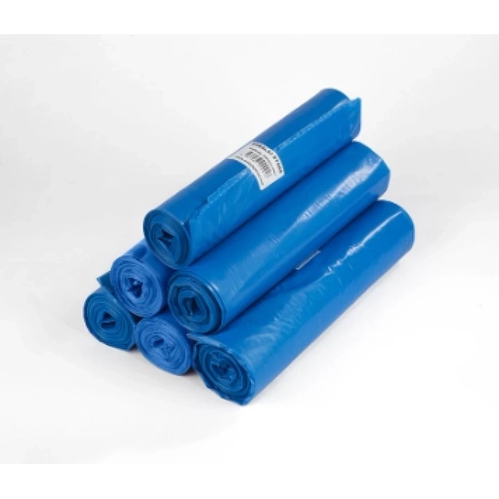 Endüstriyel Çöp Poşeti Jumbo Boy Mavi 300G 10 Adet