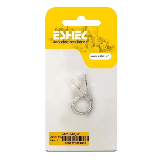 Eshel Maket Cam Abajur 1/50 2li