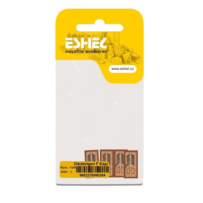 Eshel Maket Dikdörtgen F Kapı 1/200 3lü