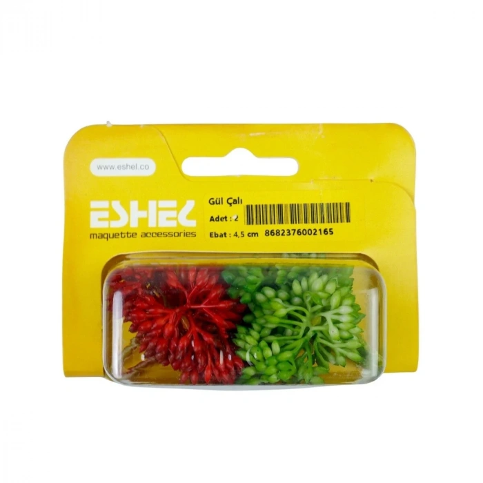 Eshel Maket Gül Çalı 4.5cm 2li