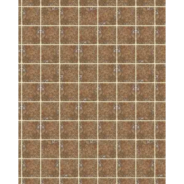 Eshel Maket Kahve Kare Karton Taş Fayans 1/50 3lü