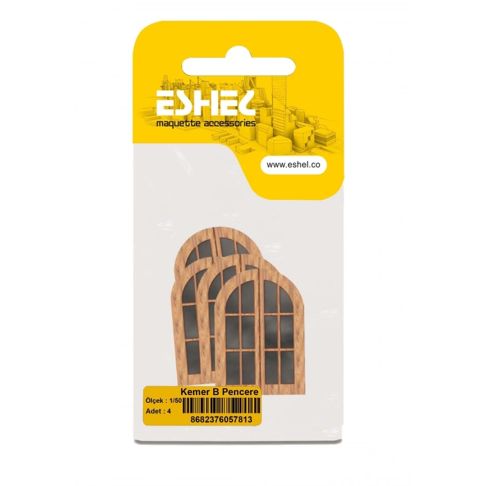 Eshel Maket Kemer B Pencere 1/50 4lü