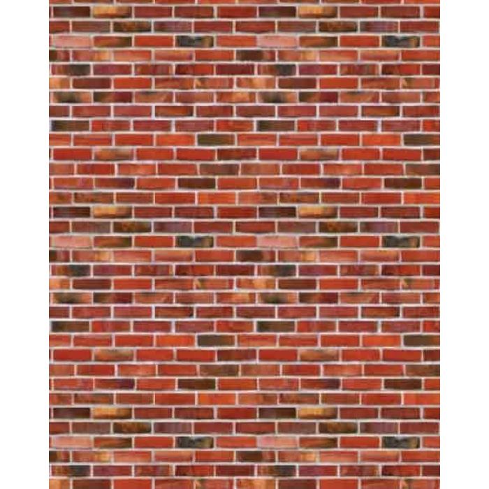 Eshel Maket Kırmızı Tuğla Desenli Karton Duvar 1/50 3lü