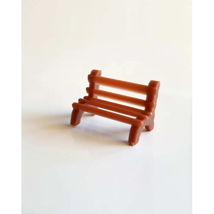 Eshel Maket Klasik Oturma Bankı 1/200 3lü