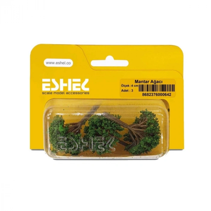 Eshel Maket Mantar Ağacı 4cm 3lü