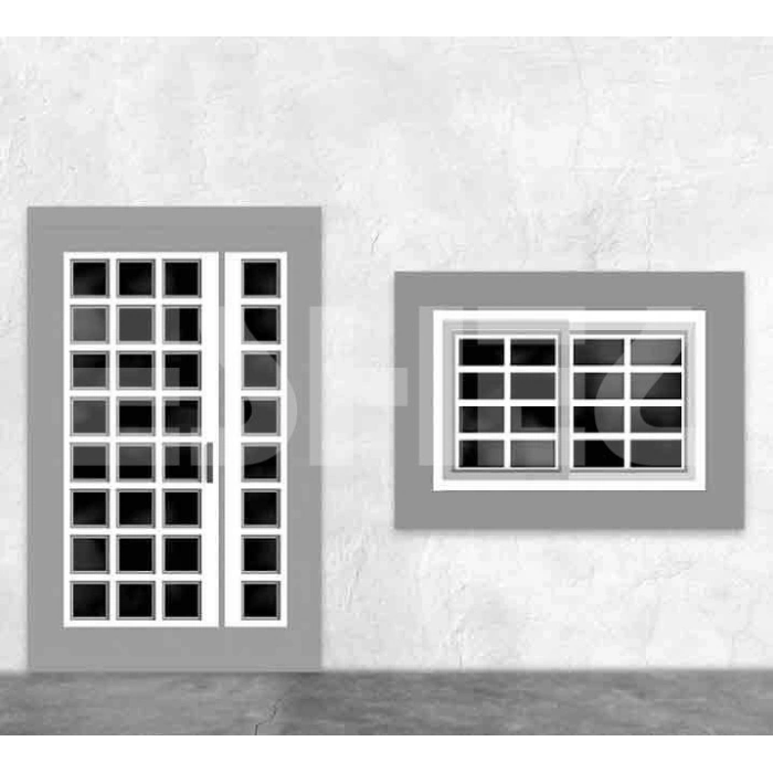 Eshel Maket Modern Set A Kapı ve Pencere 1/200 4lü