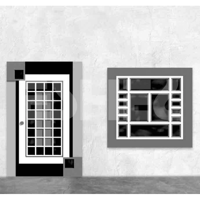 Eshel Maket Modern Set D Kapı 1/200 2li