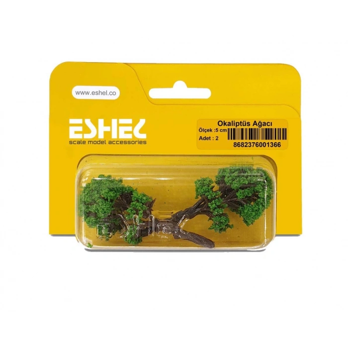 Eshel Maket Okaliptus Ağacı 5cm 2li