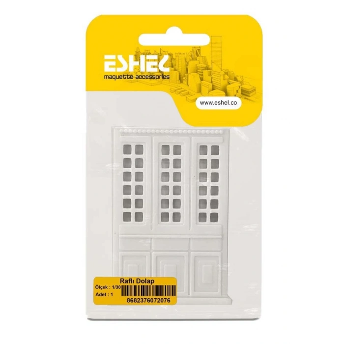 Eshel Maket Raflı Dolap 1/30