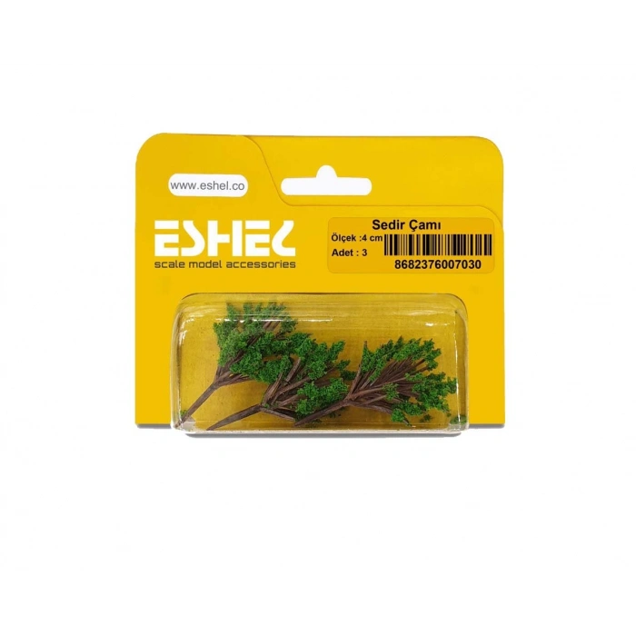 Eshel Maket Sedir Çamı 4cm 3lü