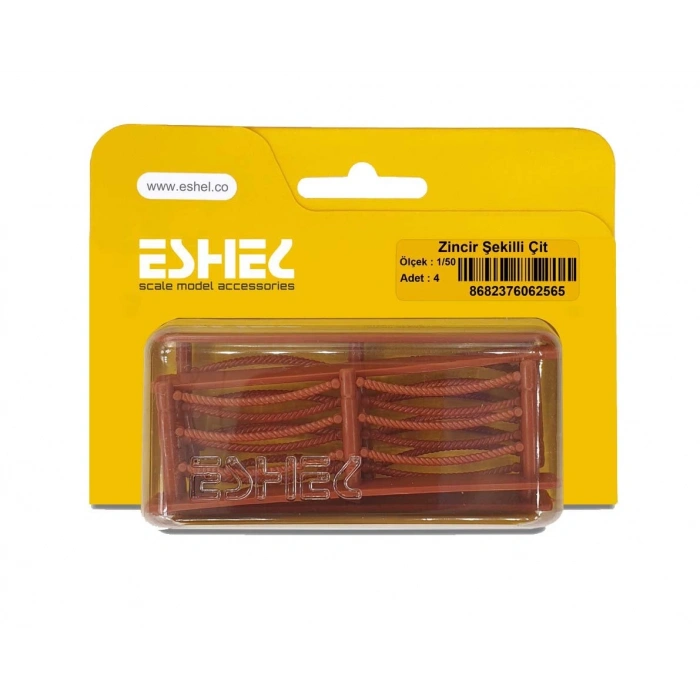 Eshel Maket Zincir Şekilli Çit 1/50 4lü