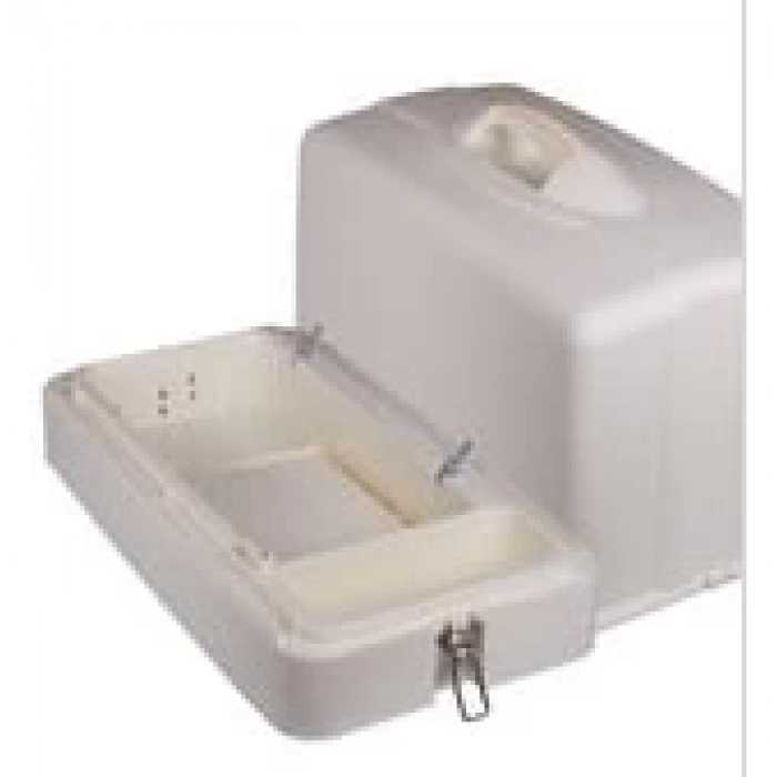 Ev Tipi Aile Dikiş Makinesi Plastik Krem Çanta