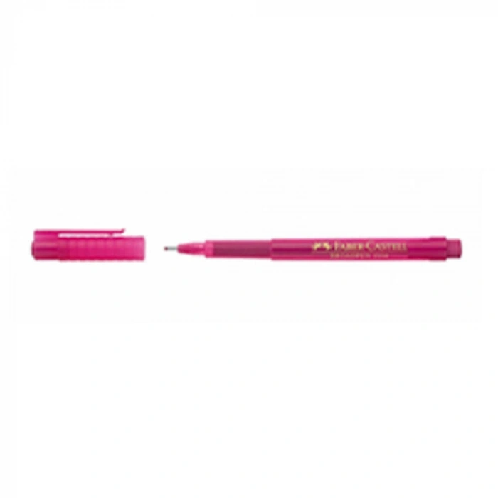 Faber Castell 1554 Broadpen Keçeli Kalem İnce Uç 0.8 mm Pembe