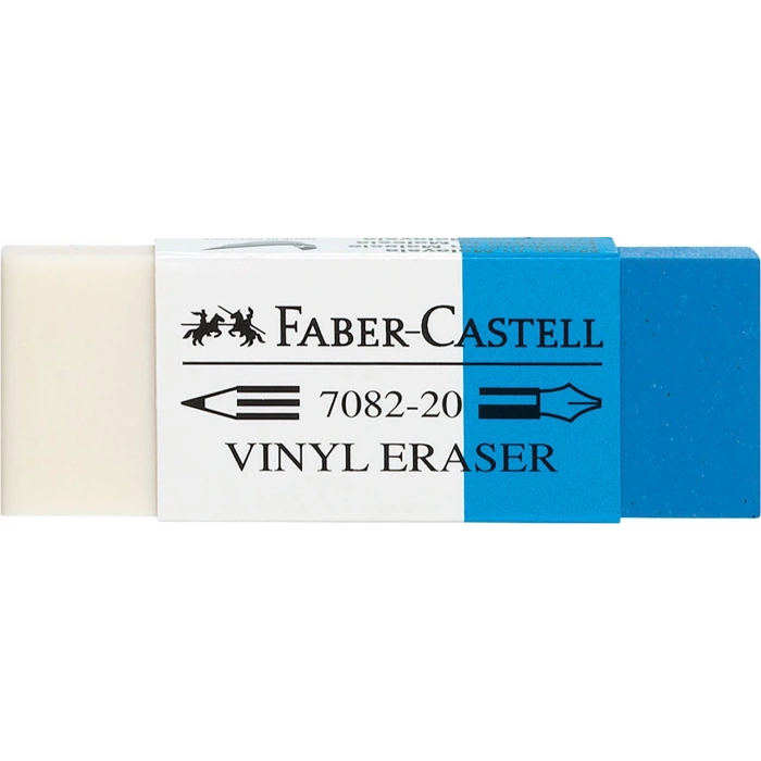 Faber Castell 708220 Mavi-Beyaz Silgi