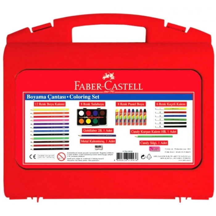 Faber Castell Boyama Çantası 38 Parça Set