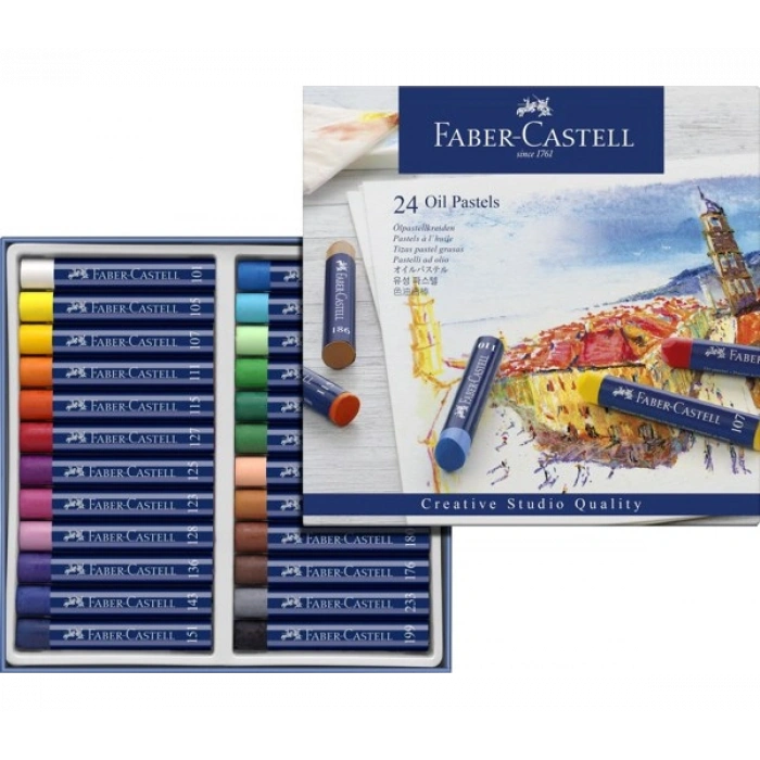 Faber Castell Creative Studio Yağlı Pastel Boya Seti 24 Renk
