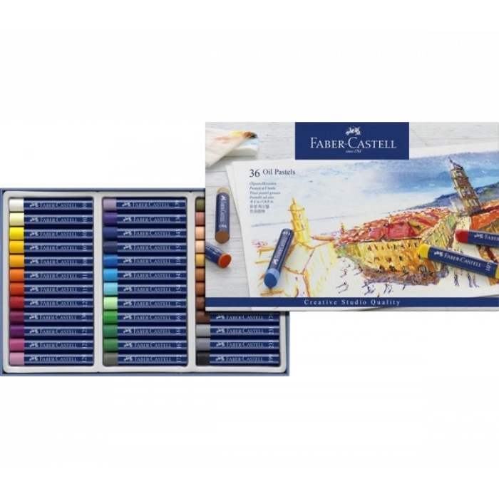 Faber Castell Creative Studio Yağlı Pastel Boya Seti 36 Renk