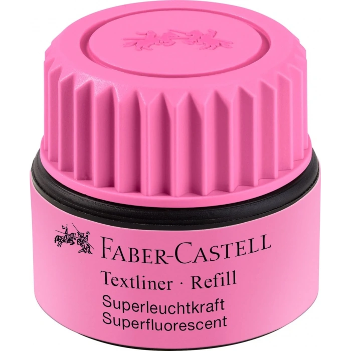 Faber Castell Fosforlu Kalem Mürekkebi 1549 25ml Pembe