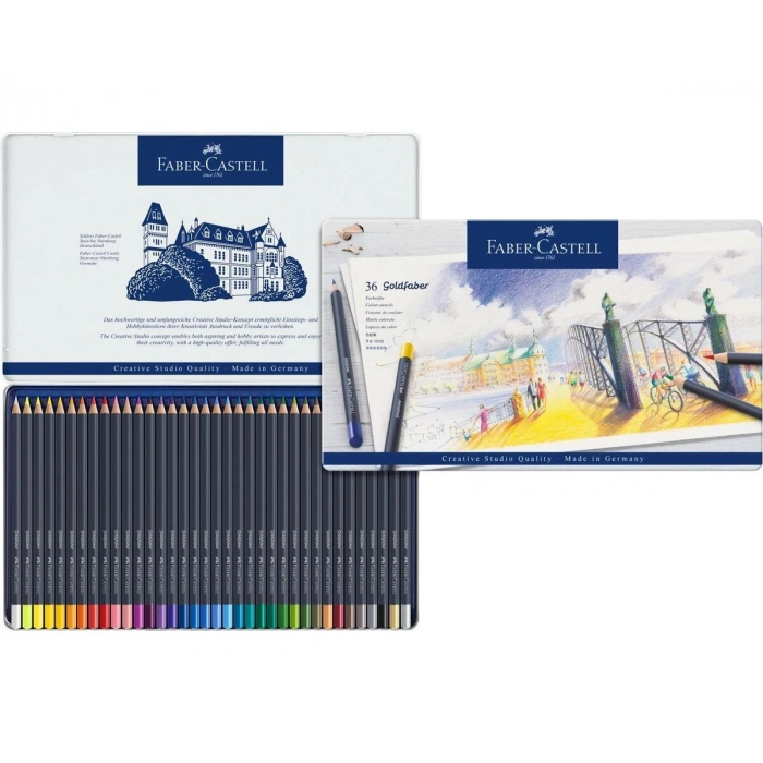 Faber Castell Goldfaber Kuru Boya Kalemi Seti 36 Renk