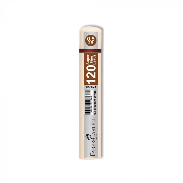Faber Castell Grip Min 0.5 mm 2B 60 mm 120li Tüp Beyaz