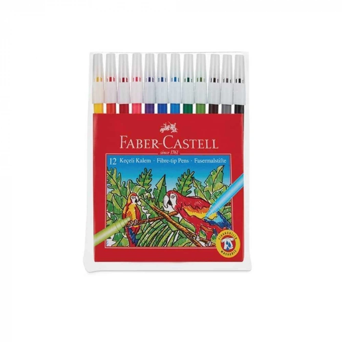 Faber Castell Keçeli Kalem Yıkanabilir 12 Renk 5067155130