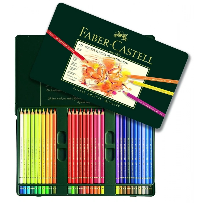 Faber Castell Polychromos Kuru Boya Kalemi Seti 60 Renk