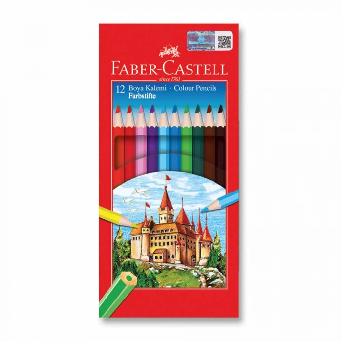 Faber Castell Redline Kuru Boya Tam Boy 12li