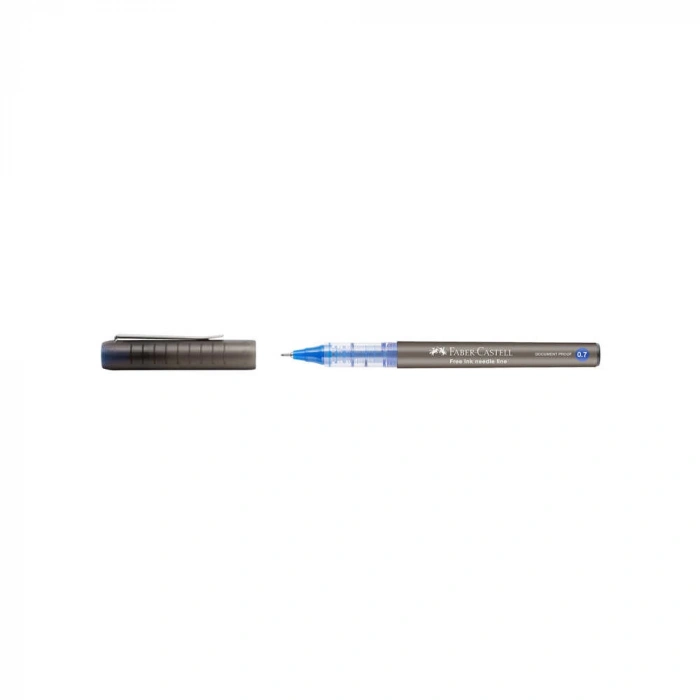 Faber-Castell Roller Kalem Free Ink Needle 0.7 mm Mavi