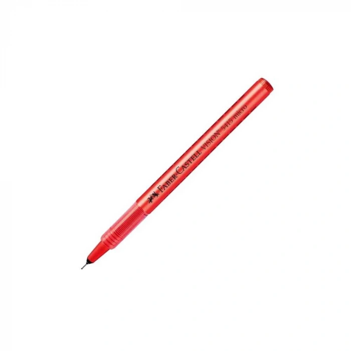 Faber Castell Roller Kalem Vision 5415 İğne Uçlu 0.3 mm Kırmızı