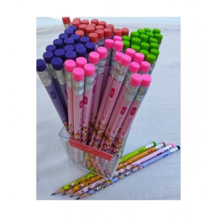 FABER JİMNASTİK SİLGİLİ KURŞUN KALEM 72 Lİ 2B 000032