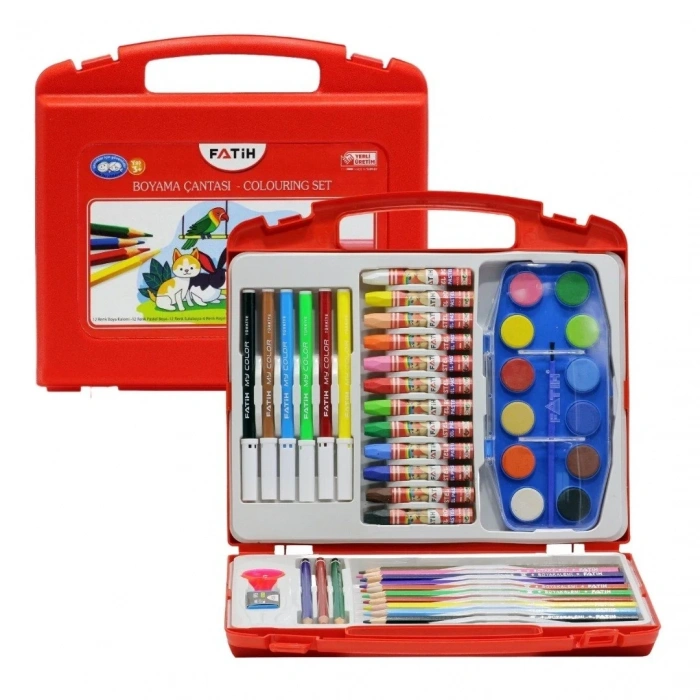 Fatih Boyama Seti Çantalı 47 Parça