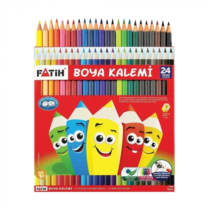 Fatih Kuruboya 24 Renk Set Tam Boy