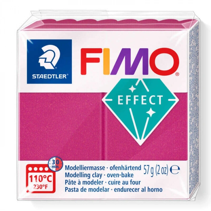 Fimo Effect Polimer Kil 57 g Metallic Bordeaux 21
