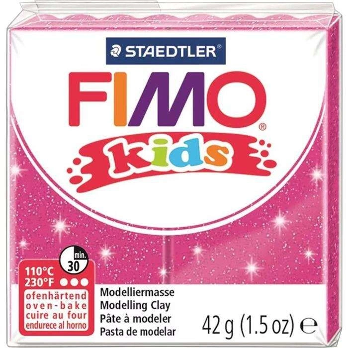 Fimo Kids Modelleme Kili 42 g Glitter Pink 262