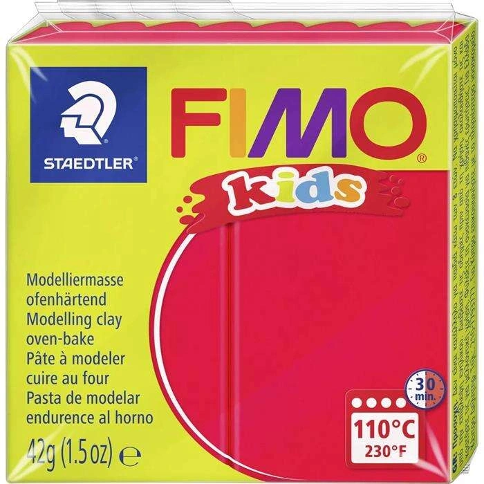 Fimo Kids Modelleme Kili 42 g Red Glitter 212