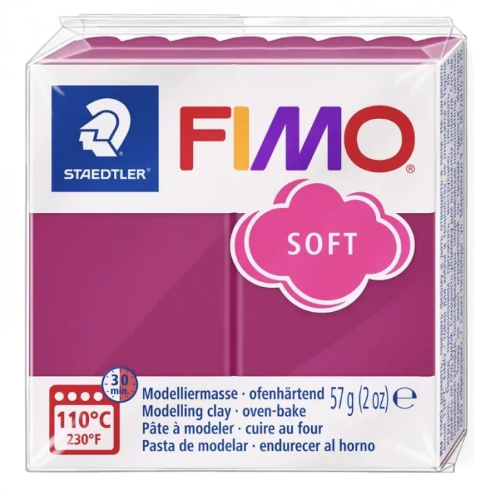 Fimo Soft Polimer Kil 57 g Frozen Berry T23