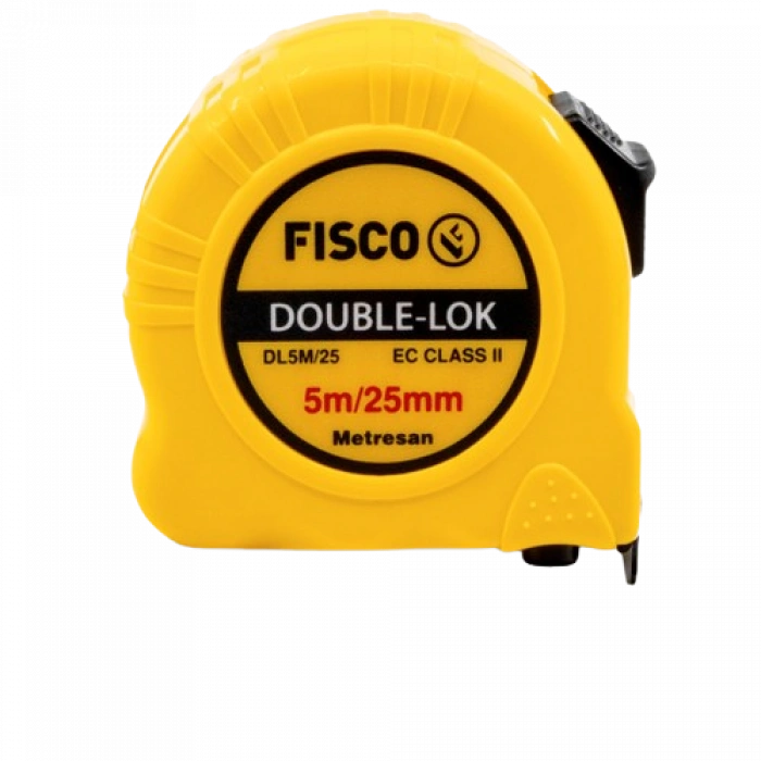 Fisco Çelik Şerit Kısa Metre Double-Lok 5 Mt 25 mm